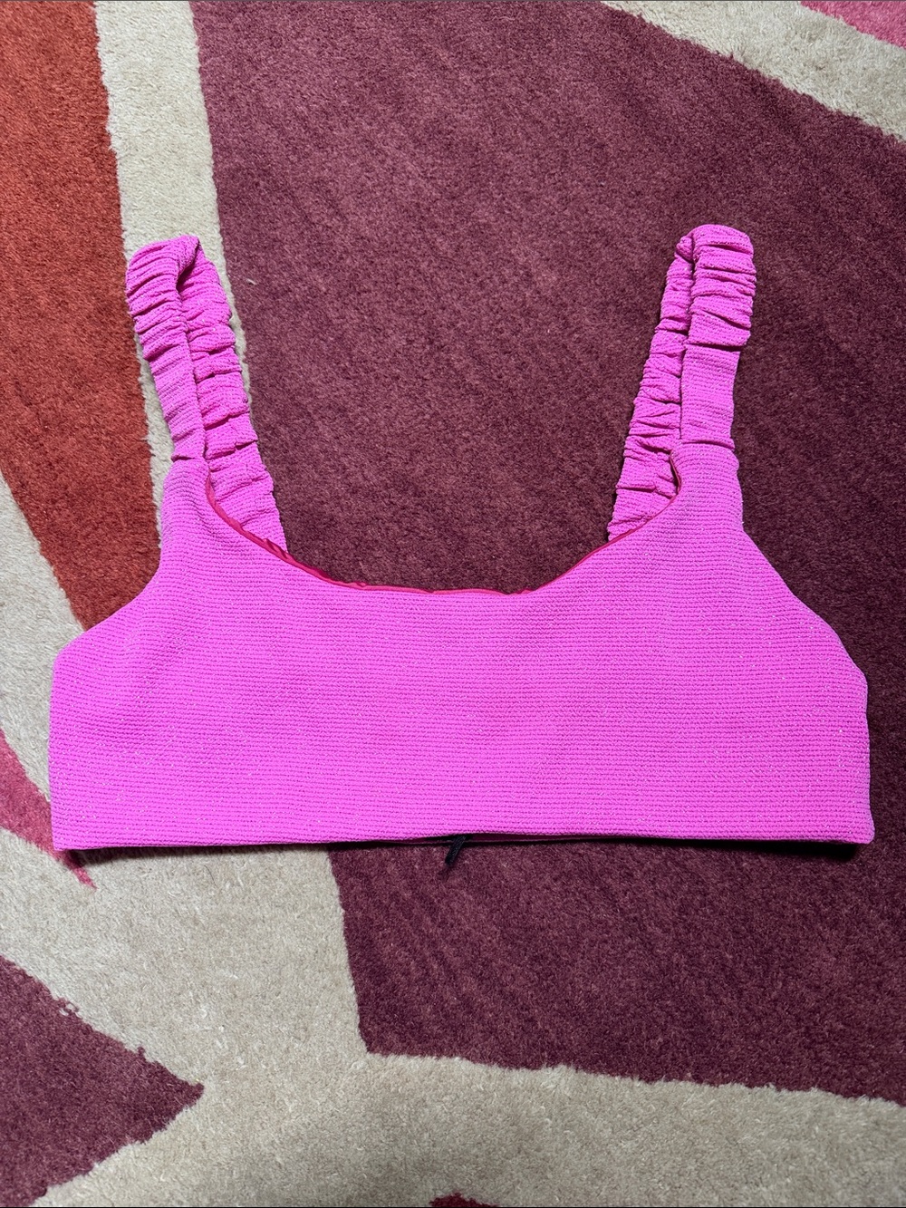 New Beach Riot Effie Bikini Top Size M